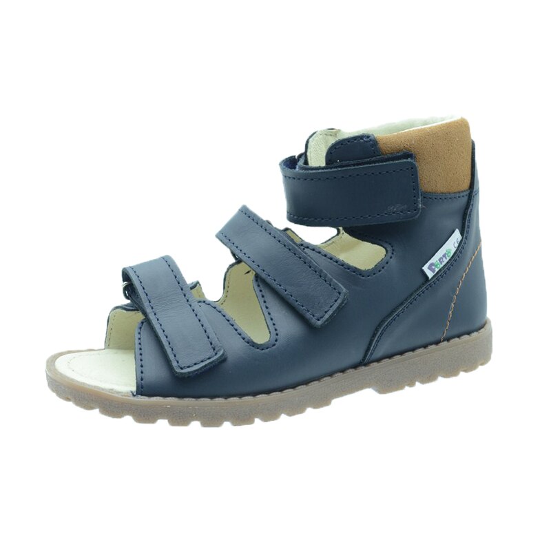 Sandale profilactice din piele naturala pentru baieti Mrugala 1299_29, Bleumarin 29 EU