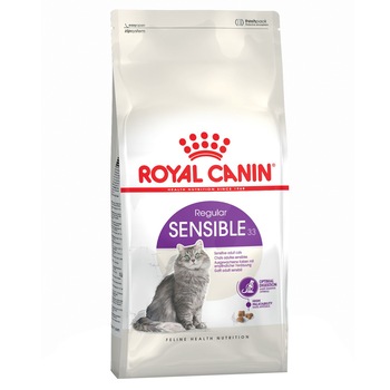 Hrana uscata pentru pisici Royal Canin, Sensible, 10Kg Hrana uscata pentru pisici Royal Canin, Sensible, 10Kg