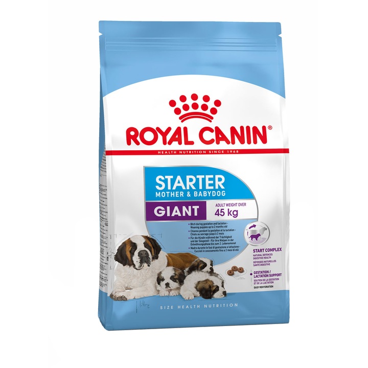 Hrana uscata pentru caini Royal Canin, Giant, Starter Mother & Babydog, 15Kg