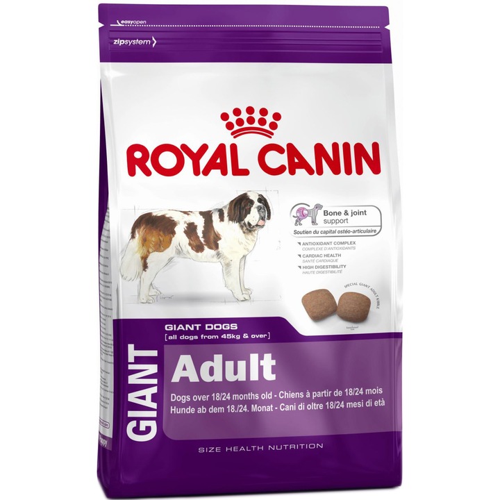 Hrana uscata pentru caini Royal Canin, Giant, Adult, 15Kg
