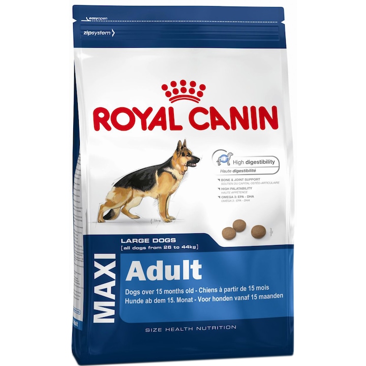 Суха храна за кучета Royal Canin Maxi Adult, 15 кг