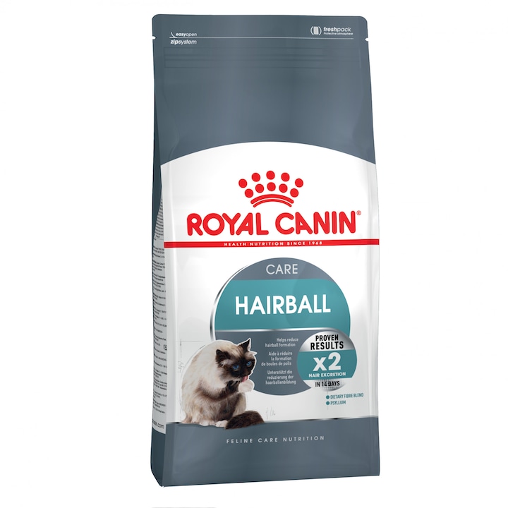 Hrana uscata pentru pisici Royal Canin, Hairball Care, 400g