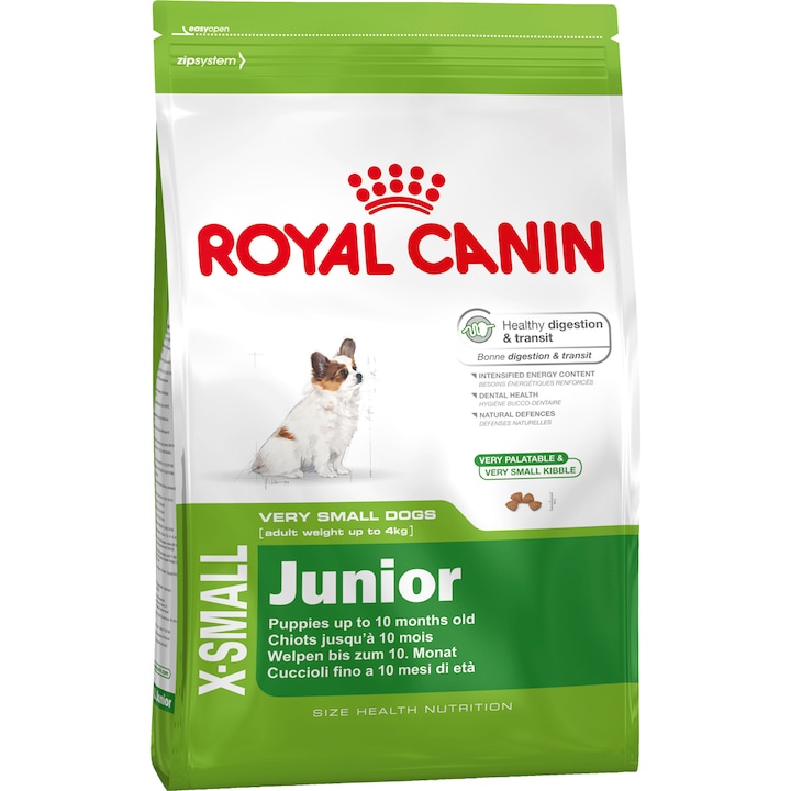 Суха храна за кучета Royal Canin, X-Small, Puppy, 1.5 кг