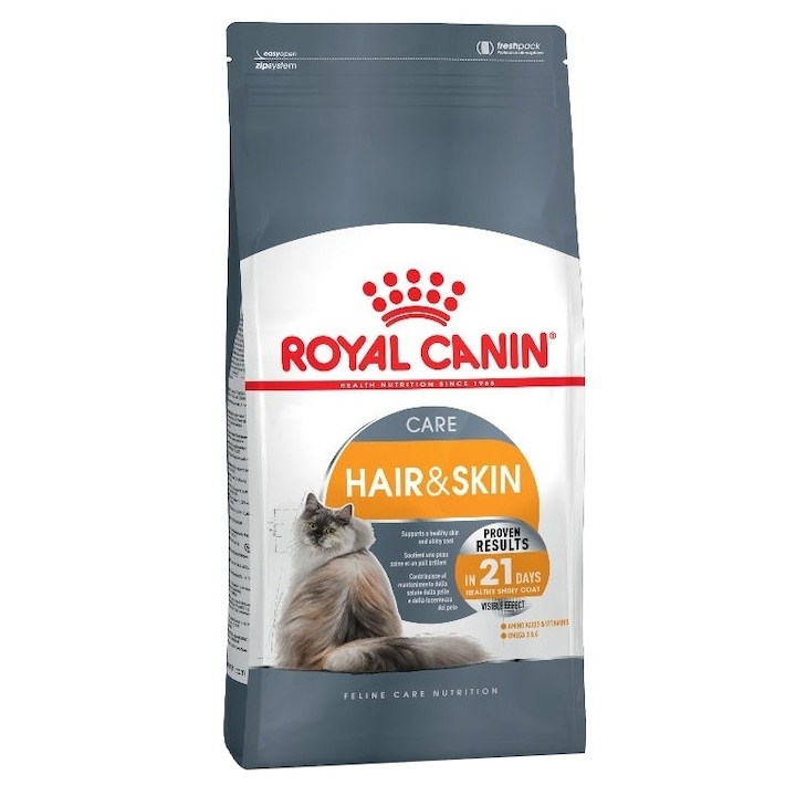 Храна за котки Royal Canin FCN Hair Skin 33, 400 гр