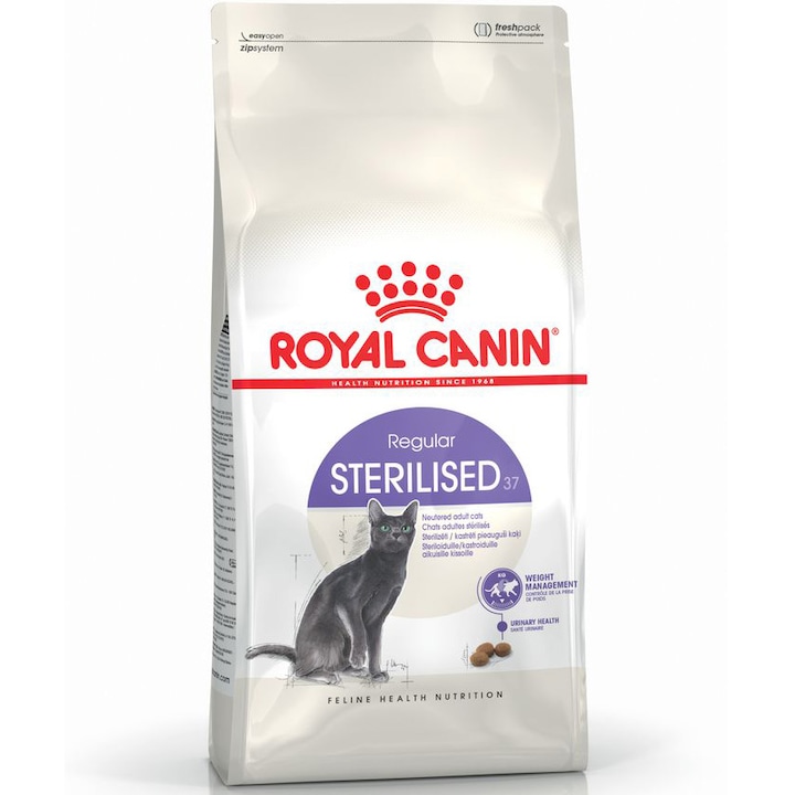 Π‘ΡΡ
Π° Ρ
ΡΠ°Π½Π° Π·Π° ΠΊΠΎΡΠΊΠΈ Royal Canin FHN Sterilised 37, 10 ΠΊΠ³