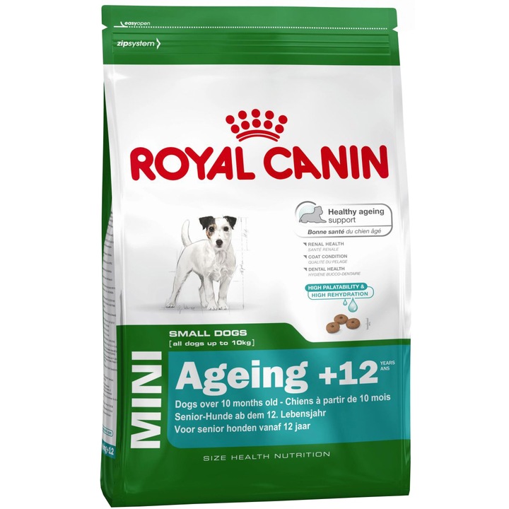 Hrana uscata pentru caini Royal Canin, Mini, Ageing 12+, 1.5kg