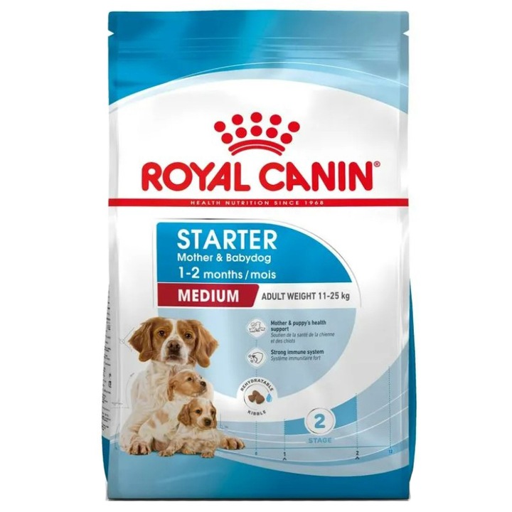 Hrana uscata pentru caini Royal Canin, Medium, Starter Mother & Babydog, 4kg