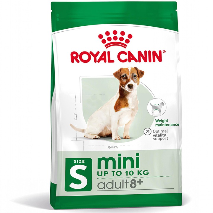 Hrana uscata pentru caini Royal Canin, Mini, Adult 8+, 2Kg