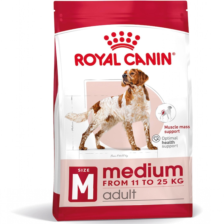 Суха храна за кучета Royal Canin Medium Adult, 15 кг