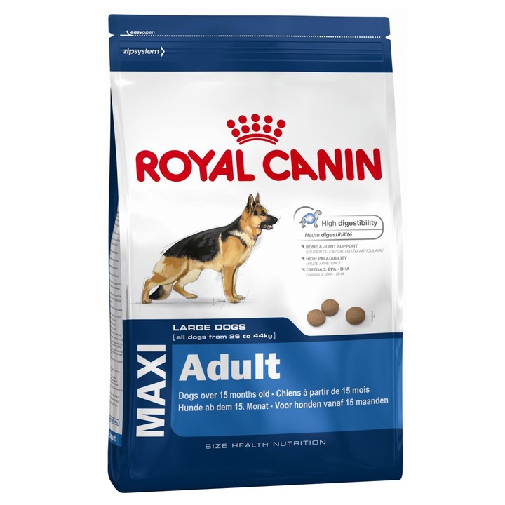Hrana uscata pentru caini Royal Canin, Maxi, Adult, 4Kg