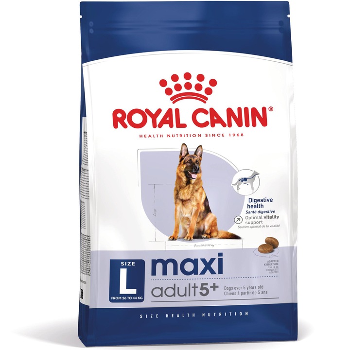 Суха храна за кучета Royal Canin, Maxi, Adult 5+, 4 кг