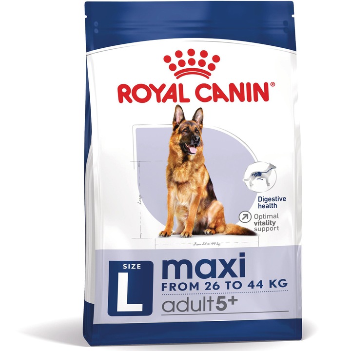 Суха храна за кучета Royal Canin SHN Maxi Adult 5+, 15 кг