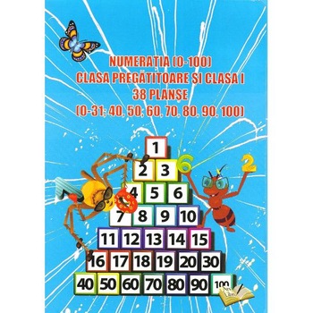 38 Planse .Numeratia (0-100) - Clasa pregatitoare + Clasa 1 38 Planse .Numeratia (0-100) - Clasa pregatitoare + Clasa 1