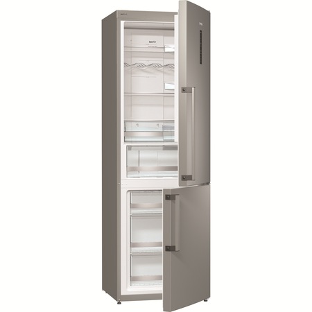 Combina frigorifica Gorenje NRK6191TX, No Frost, 307 l, Clasa A+, 185 cm, Argintiu