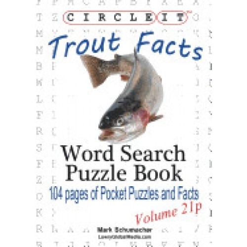 Circle It, Trout Facts, Pocket Size, Word Search, Puzzle Book