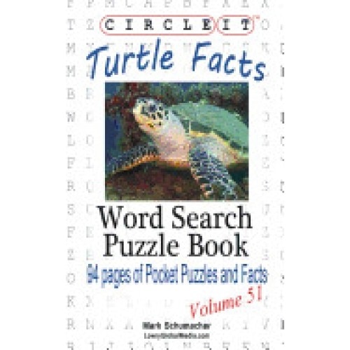 Circle It, Turtle Facts, Word Search, Puzzle Book