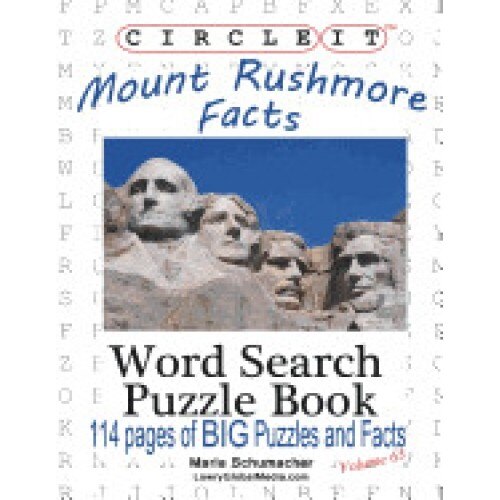 Circle It, Mount Rushmore Facts, Word Search, Puzzle Book