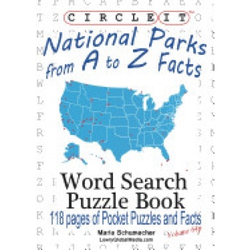 Circle It, National Parks from A to Z Facts, Pocket Size, Word Search, Puzzle Book