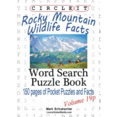 Circle It, Elk, Moose, and Deer Facts, Pocket Size, Word Search, Puzzle Book