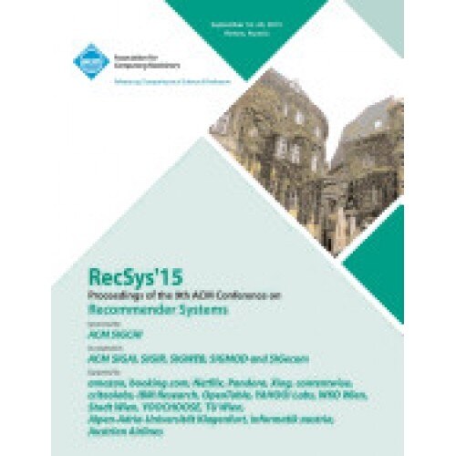Recsys 15 9th ACM Conference on Recommender Systems