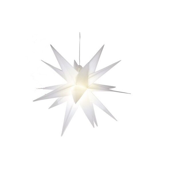 Stea luminoasa LED Dekor, 44 x 48 x 57 cm, in optica 3D