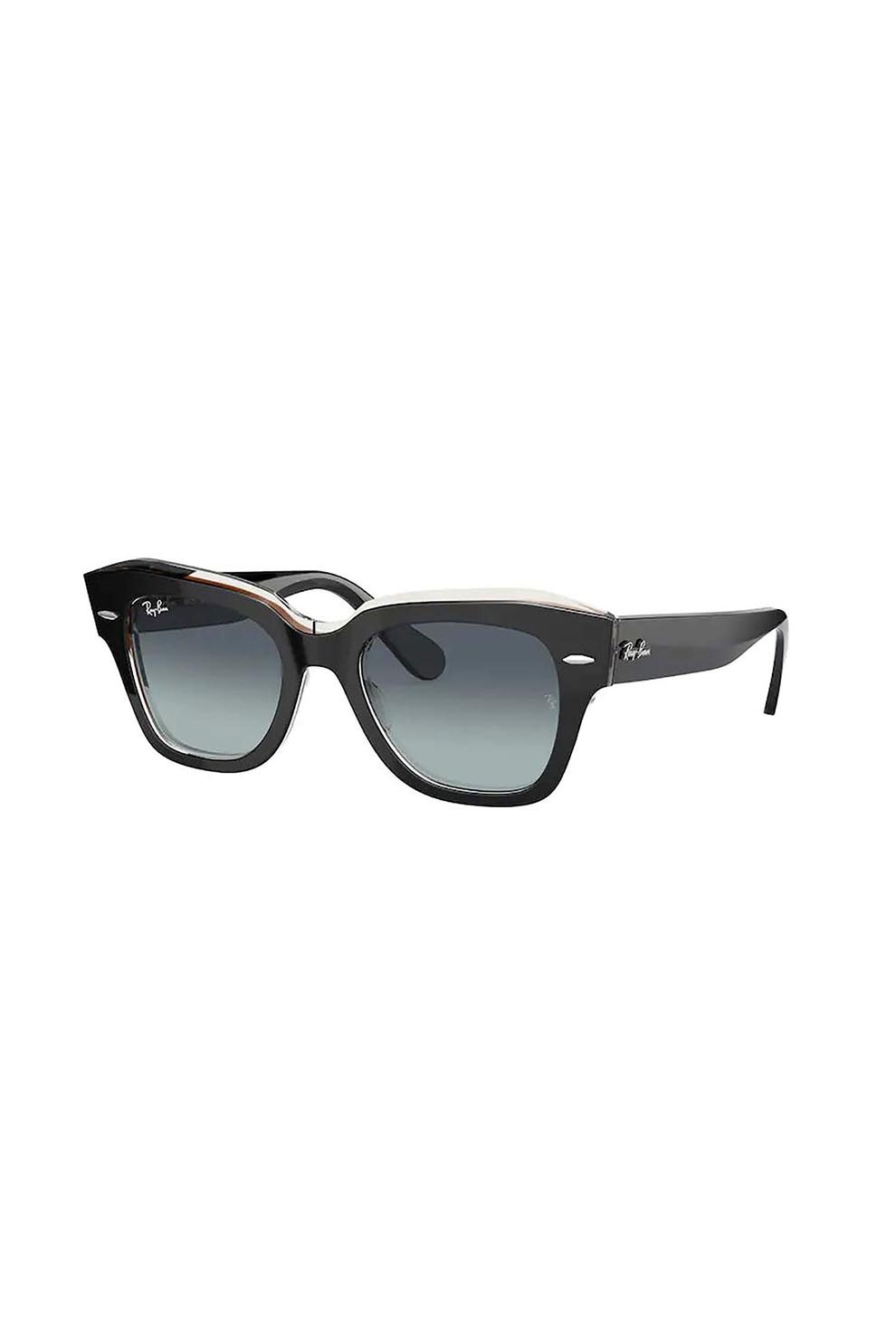 Ochelari de soare barbati, Rayban 2186-state-street 132241, Plastic, 49-20-145, Negru