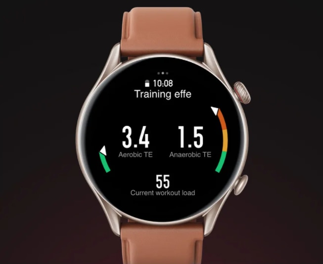 Ceas Smartwatch Amazfit GTR 3 Pro, Brown Leather - EMAG.ro