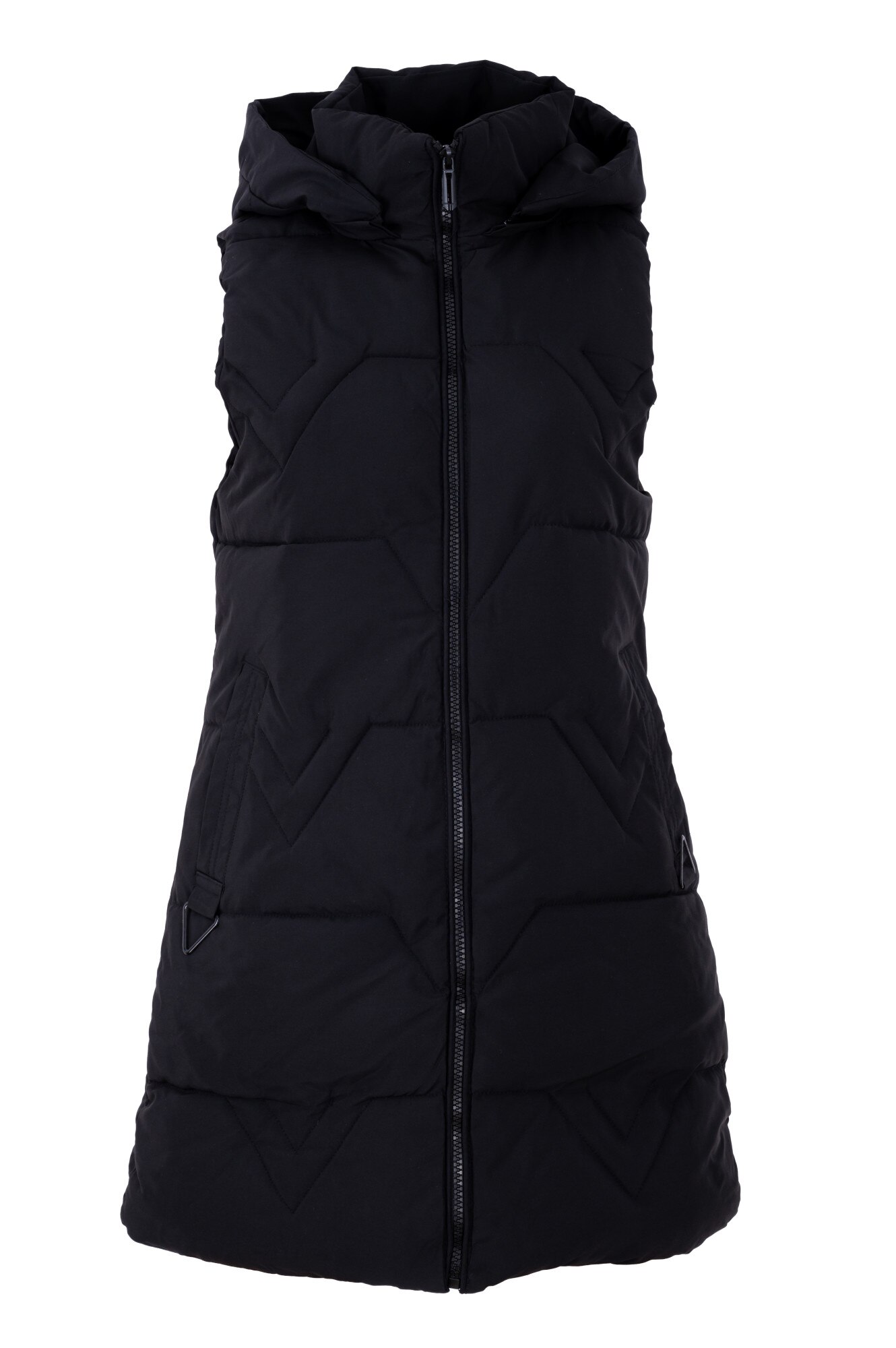 Vesta dama cu gluga 8803, Negru