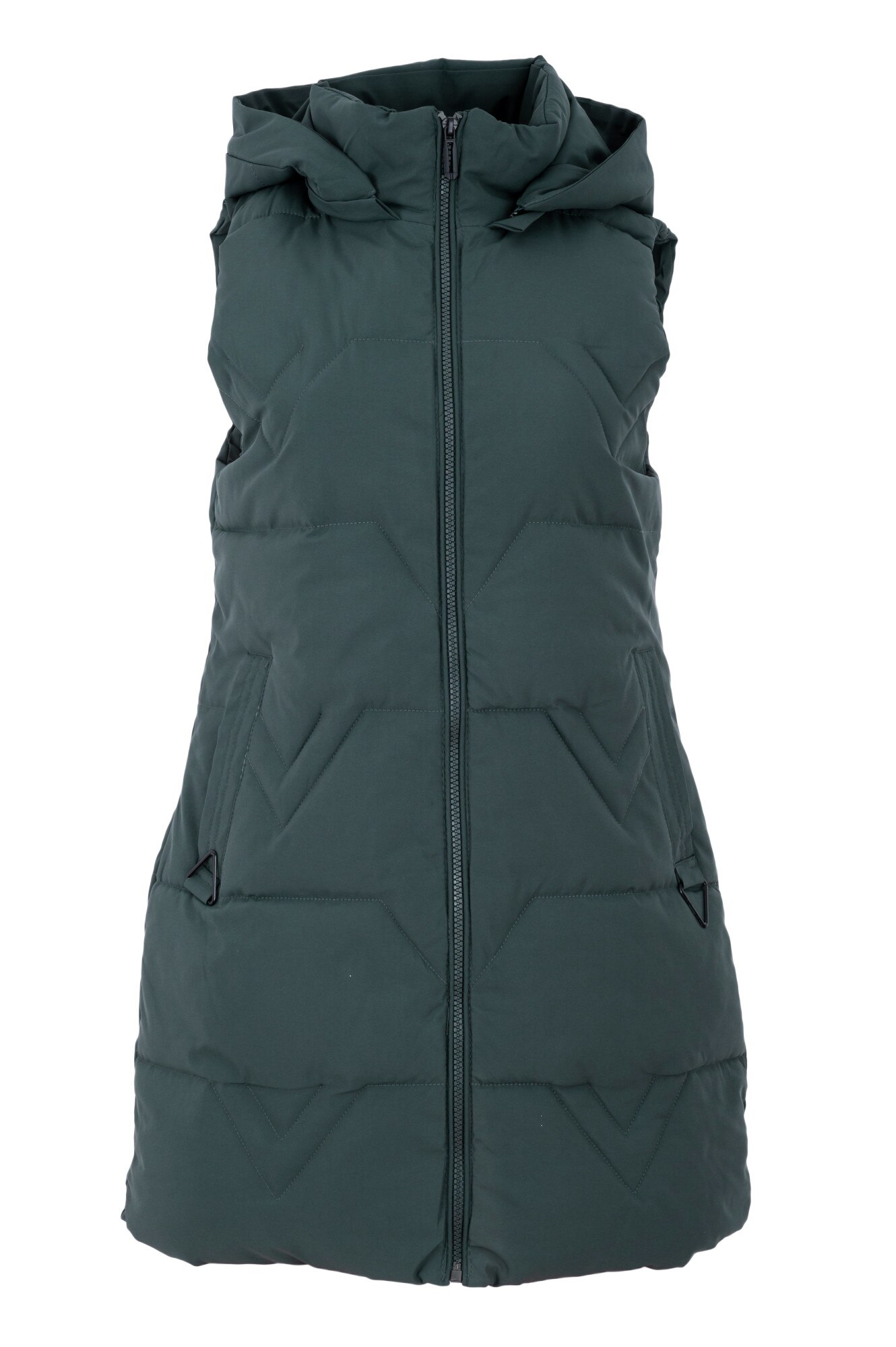 Vesta dama cu gluga 8803, Verde