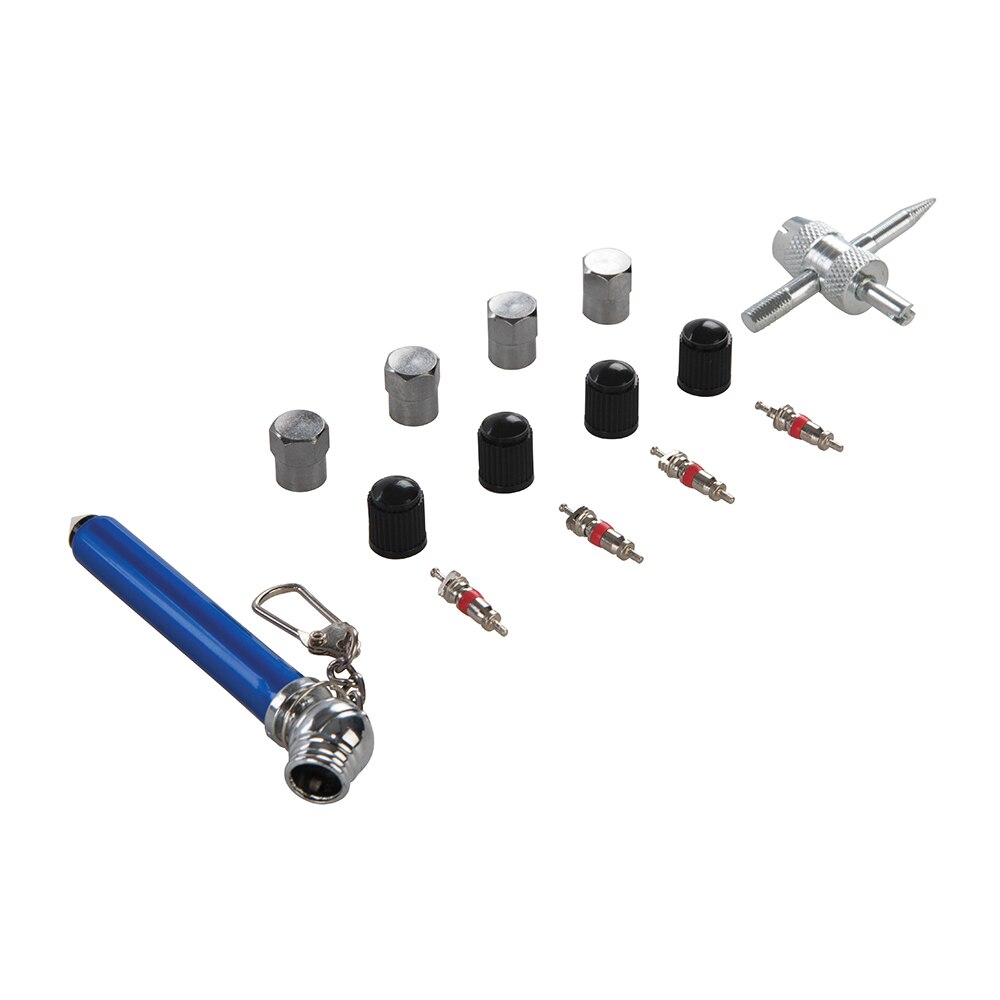 Kit 14 piese reparatie valve auto, bicicleta, Silverline