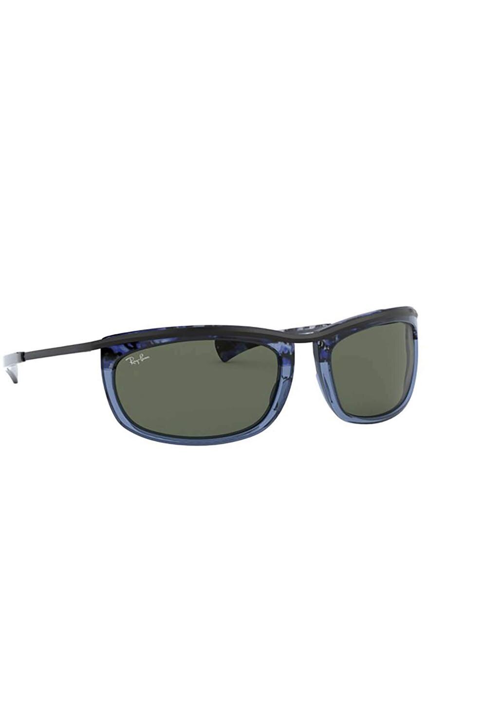 RAYBAN Ochelari de soare 2319-olympian-i 128831, Plastic, Negru/Albastru