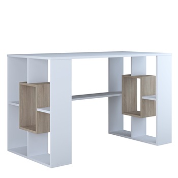 Birou Tip III RO, 115x60x82cm, Alb/Sonoma Birou Tip III RO, 115x60x82cm, Alb/Sonoma