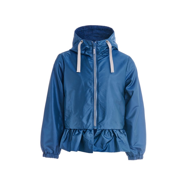 GULLIVER, Szélálló kabát, poliészter / pamut, kék, 134-164 cm