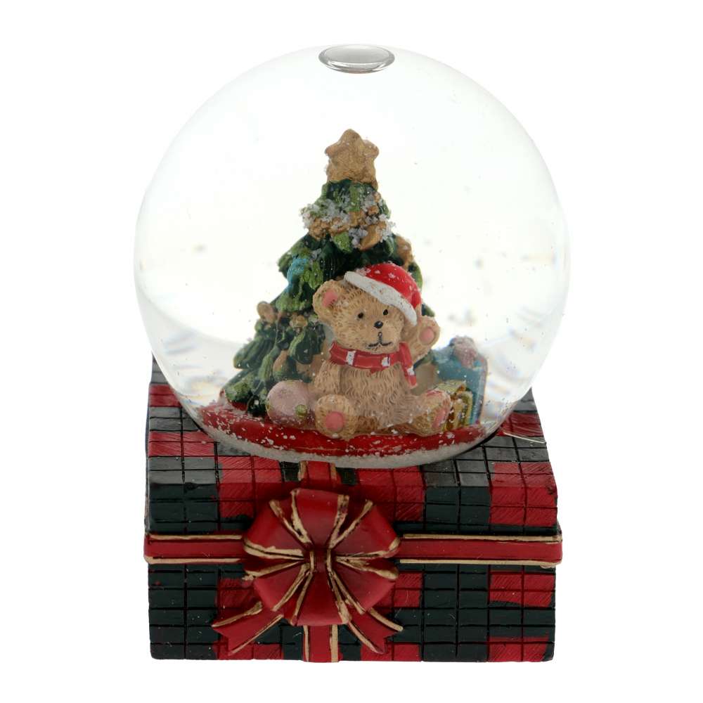 Glob zapada cadou ursulet 9 cm