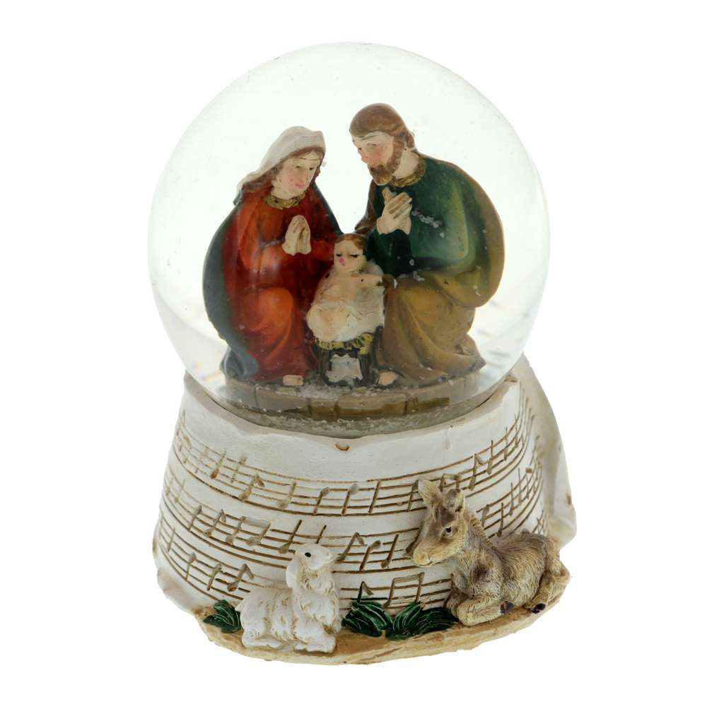 Glob zapada sfanta familie magarus 9 cm