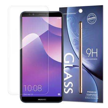 Folie de sticla securizata 9H, Hurtel, Compatibil cu Huawei Y7 Prime 2018 / Huawei Y7 2018, Transparent Folie de sticla securizata 9H, Hurtel, Compatibil cu Huawei Y7 Prime 2018 / Huawei Y7 2018, Transparent