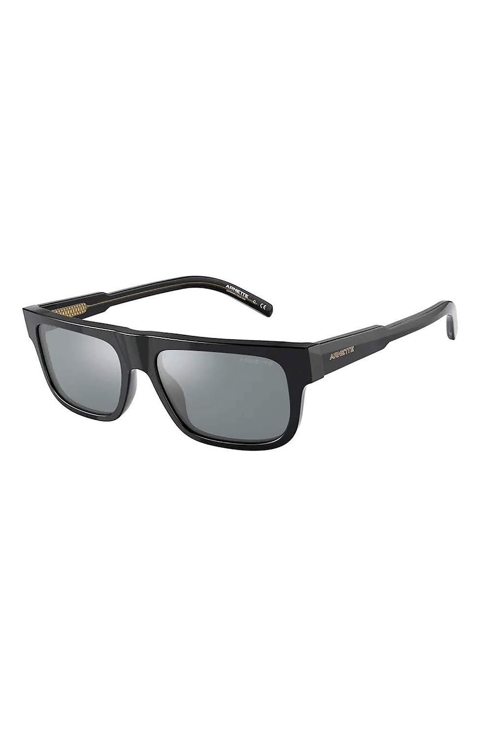 Ochelari de soare barbati, Arnette gothboy-4278 12006g, Plastic, 55-17-145, Negru