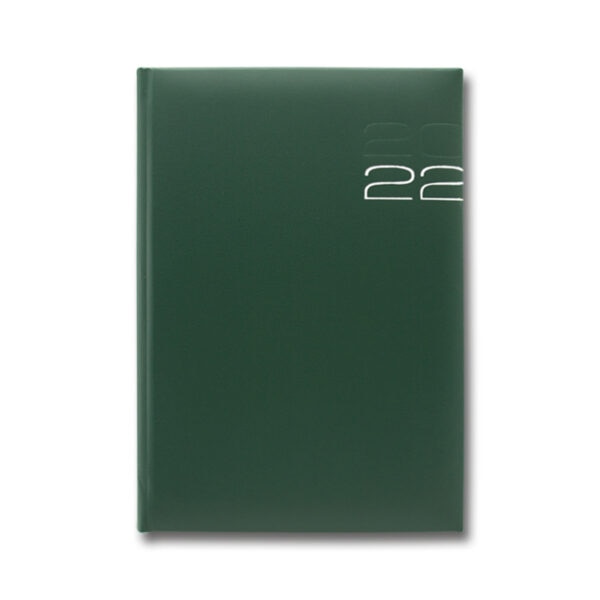 Agenda 460 Matra Verde, 15 x 21 cm, datata zilnic 2022