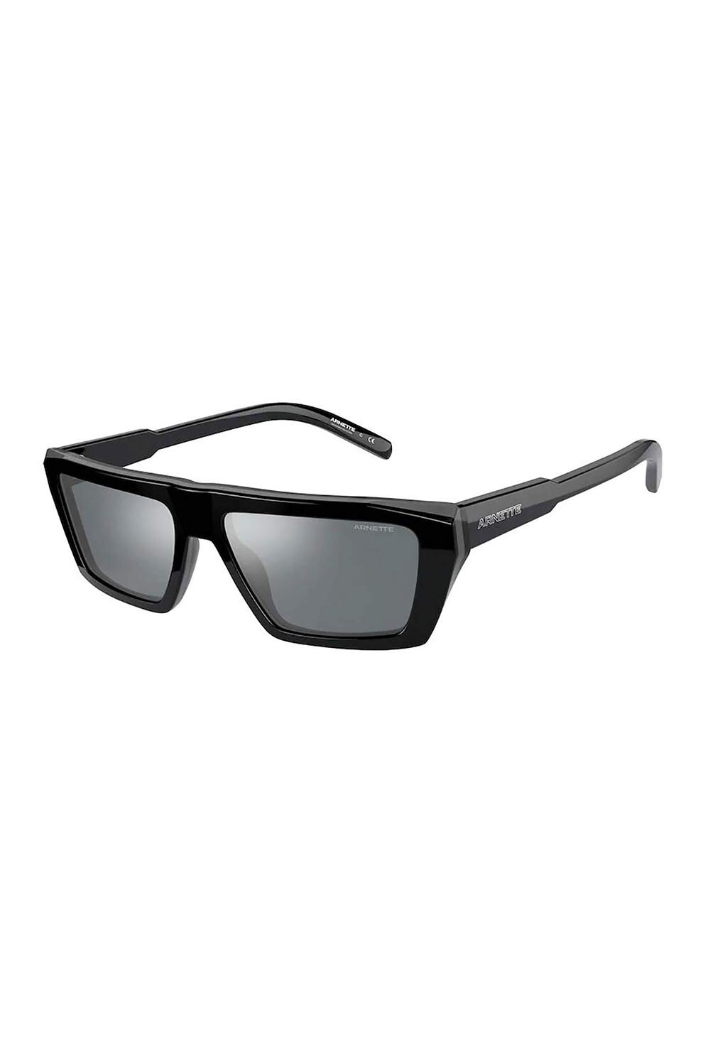 Ochelari de soare barbati, Arnette woobat-4281 12116g, Plastic, 56-16-145, Negru