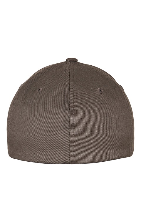 Flexfit, Sapca unisex cu cozoroc curbat, Gri inchis, 58-61 CM Standard