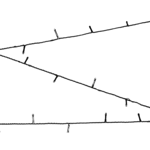 Instalatie Extensibila 50 LED 3.6W 6400K Cablu Verde
