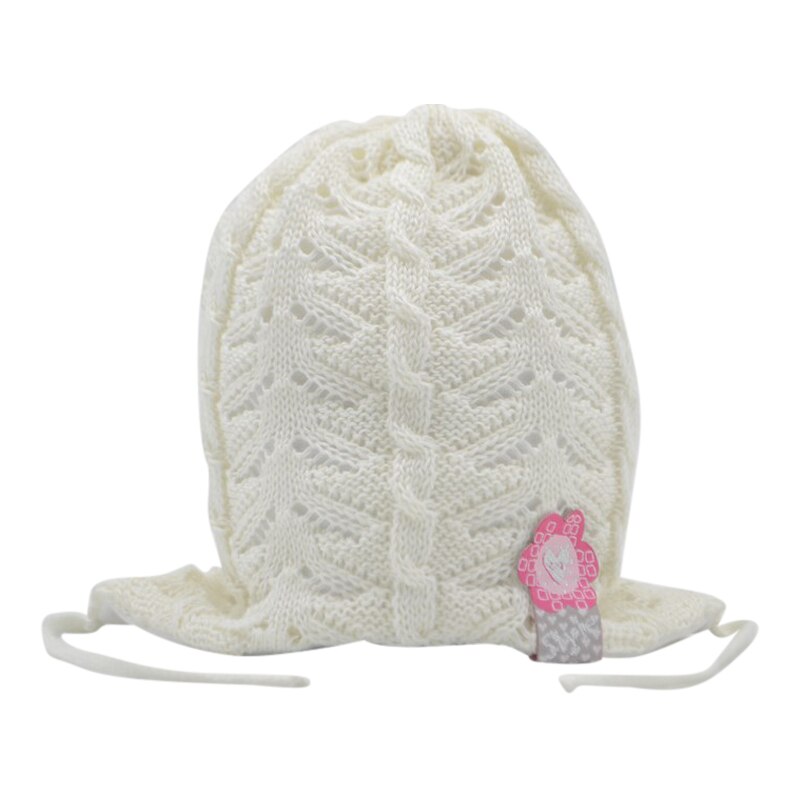 Caciula pentru fete Aliap 4670-B-42-44, Crem 42-44 CM Standard