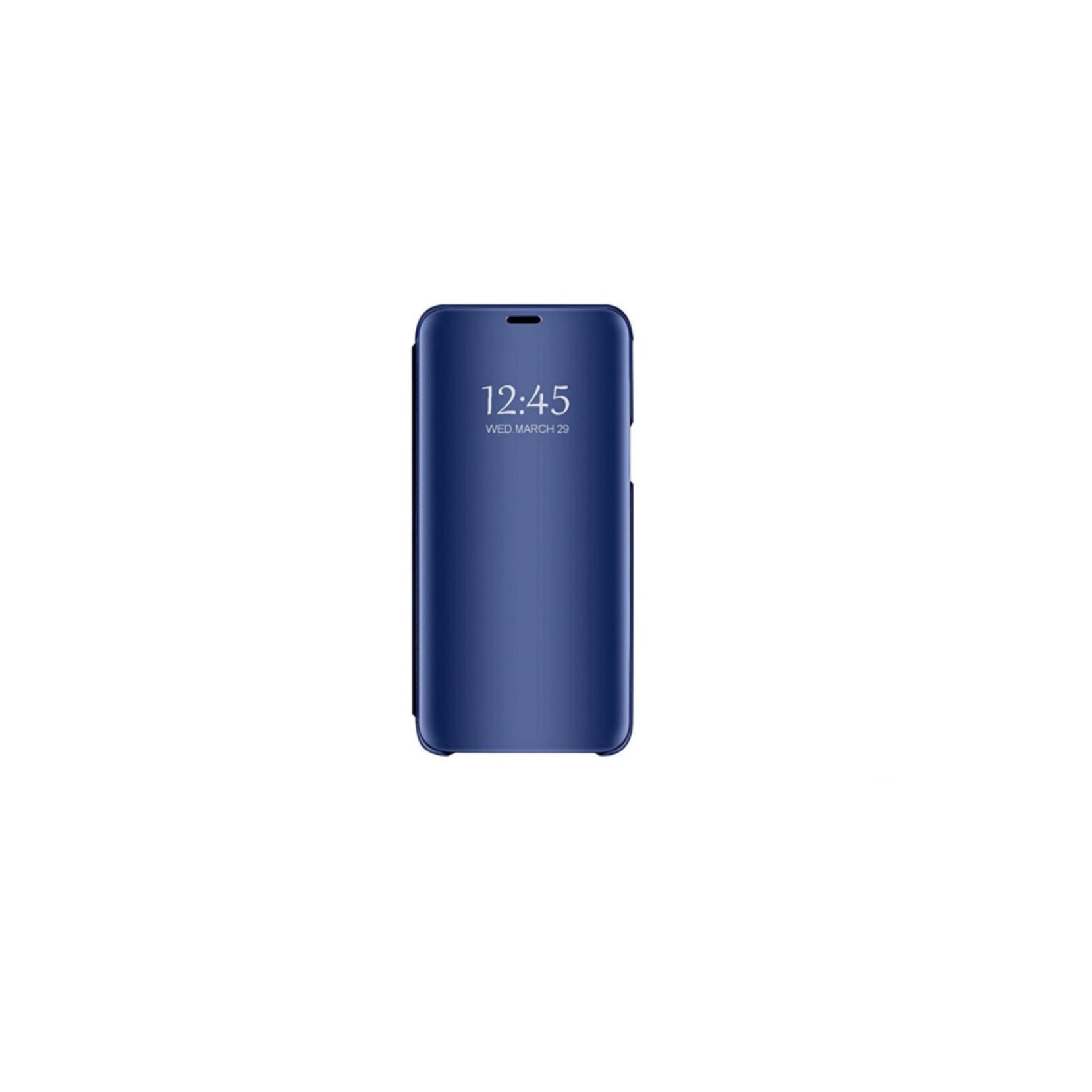 Husa de protectie Clear View albastru pentru Samsung Galaxy A31, flip cover