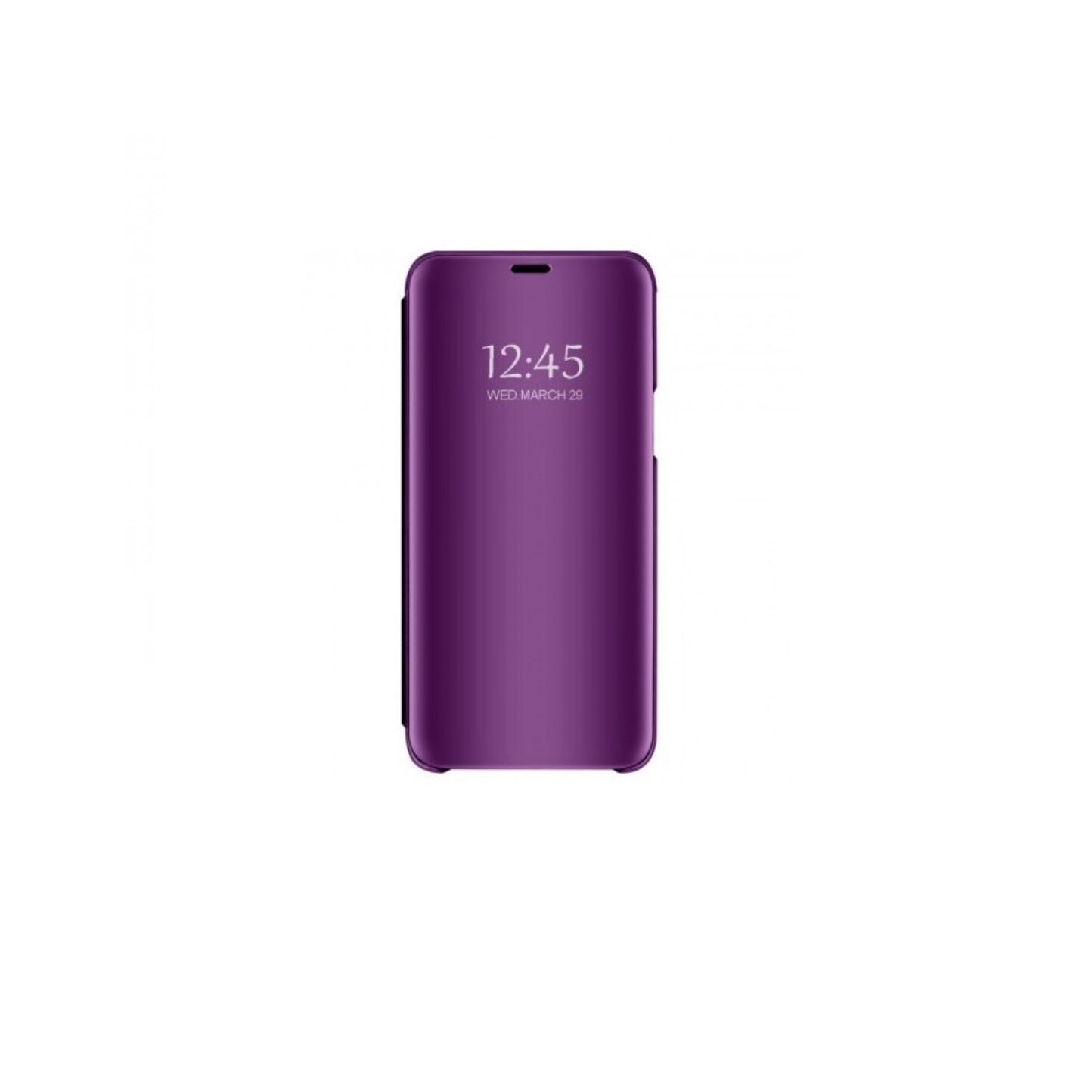 Husa de protectie mov Clear View pentru Samsung Galaxy A31, flip cover