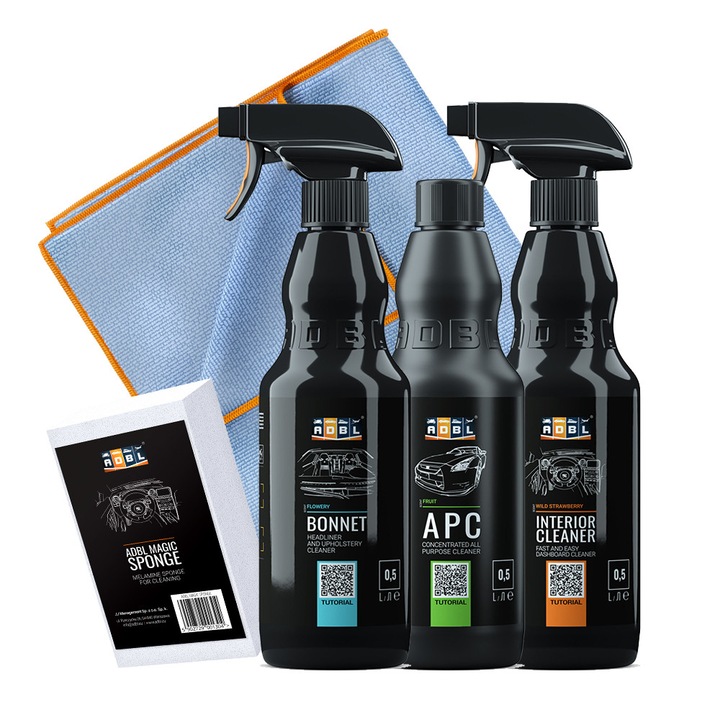ADBL Műanyag Tisztító És Ápoló Alapcsomag
