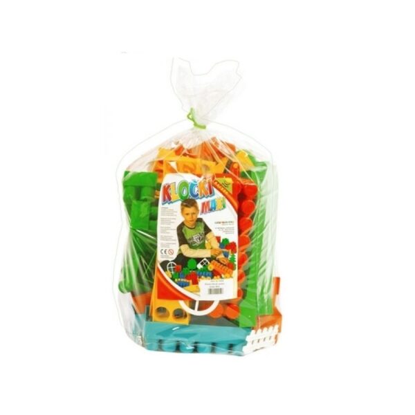 Set Cuburi constructii 80 piese, 56 mm, 7toys