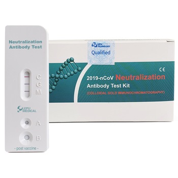 Test Rapid Anticorpi Neutralizanti (dupa vaccinare) COVID-19 Lepu Medical, Pentru Uz Profesional Test Rapid Anticorpi Neutralizanti (dupa vaccinare) COVID-19 Lepu Medical, Pentru Uz Profesional