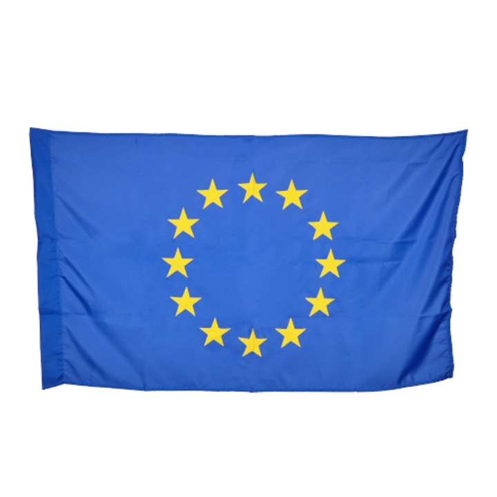 Steag Uniunea Europeana pentru exterior, dimensiune 90 x 60 cm, imprimat digital