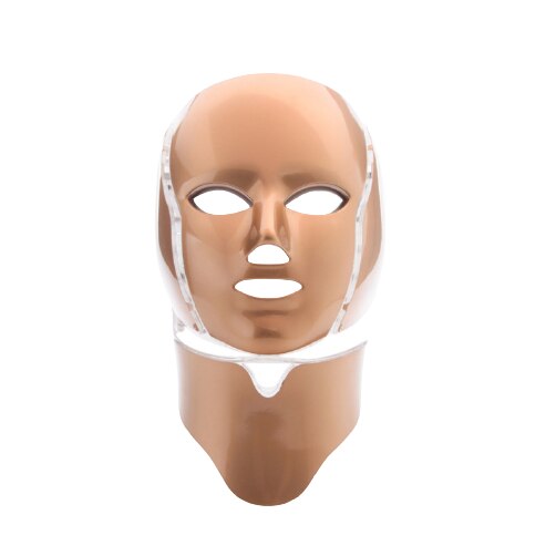 Masca Faciala cu LED 7 Culori, Tratament Curent Galvanic pentru Ten, Acnee, Pete, Riduri, Ingrijire si Intretinerea Pielii pentru Fata si Gat