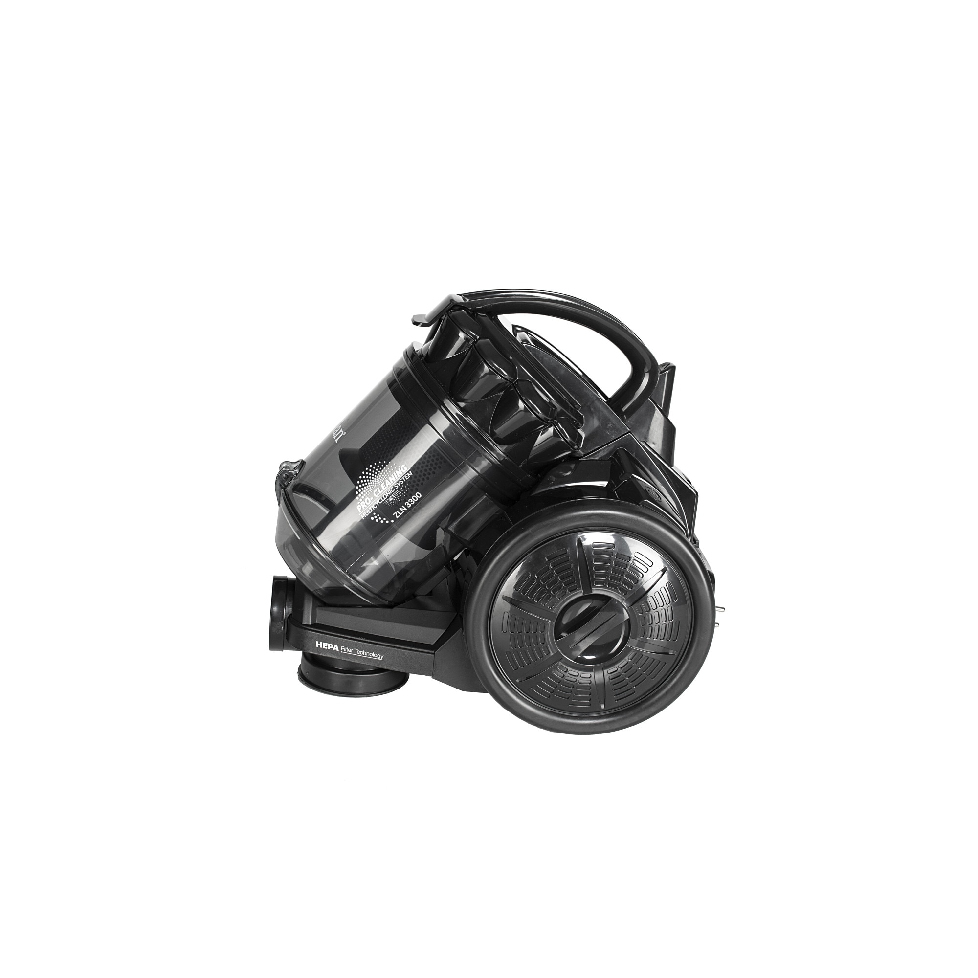 Aspirator fara sac Zilan ZLN3300 Negru, 700W, filtru HEPA 13 si control flux de aer pe maner